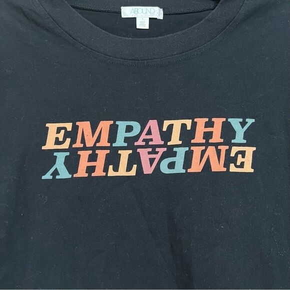 ABOUND - Black Empathy Graphic Long Sleeve Tee - Picture 3 of 10
